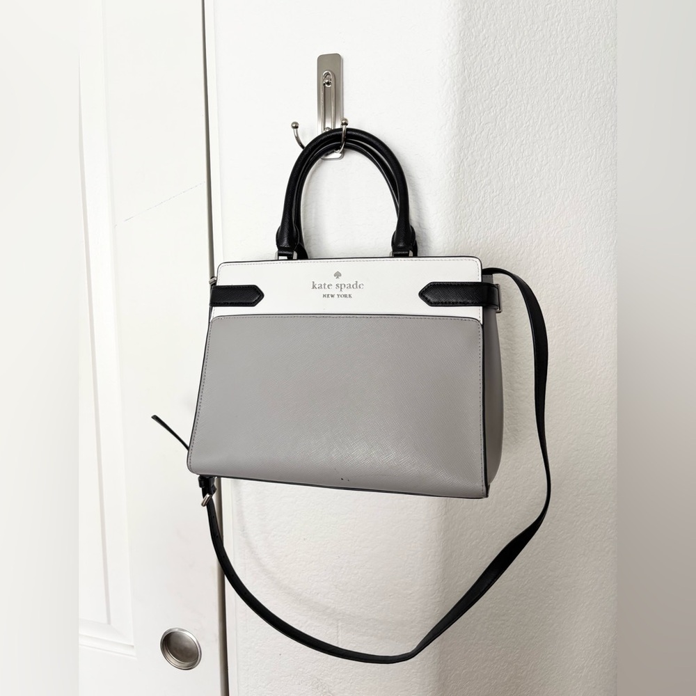 Kate Spade Two-Tone Gray and Black Tote